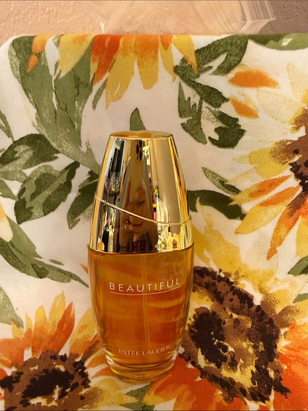 Vintage Estee Lauder BEAUTIFUL 2.5 fl oz / 75 mL Gold Cap